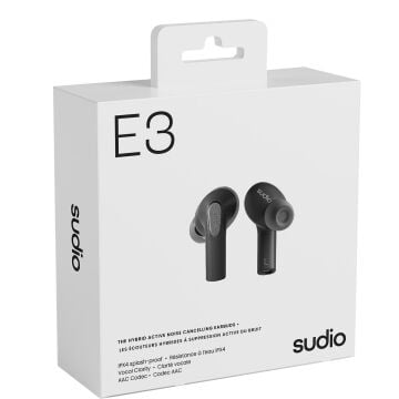 E3 Black - Hybrid ANC Kablosuz Kulak İçi Kulaklık