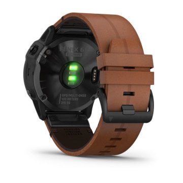 Garmin Fenix 6X Pro Sapphire Multispor GPS Akıllı Saat Deri Kayış