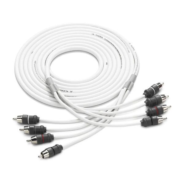 JL Audio Deniz Ses Sistemi Bağlantı Kablosu - 4 kanallı, 12' ila 25' (XMD WHTAIC4 12)