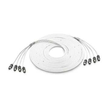 JL Audio Deniz Ses Sistemi Bağlantı Kablosu - 4 kanallı, 25 fit (XMD WHTAIC4 25)