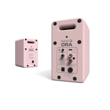 ORA | 100W 3'' Aktif Referans Masaüstü Hoparlörler | Pembe, Çift