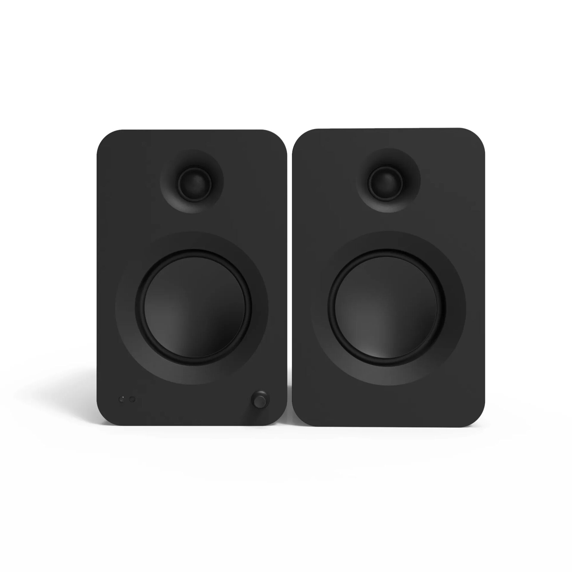 Ren | 200W 5'' Aktif Kitaplık Hoparlörleri | Mat Siyah, Çift