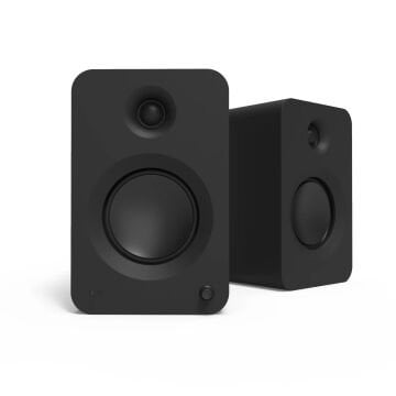 Ren | 200W 5'' Aktif Kitaplık Hoparlörleri | Mat Siyah, Çift
