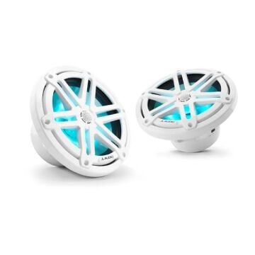 JL Audio M3 Marine Hoparlörleri - 7.7'' LED ve Beyaz Spor Izgaralı
