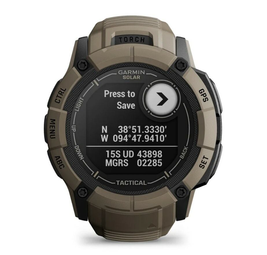 Garmin Instinct 2X Solar Tactical - Coyote Tan