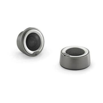 JL Audio M6 Marine Bileşenli Tweeter - 1'' gri montaj kapakları ve titanyum trim halkalı