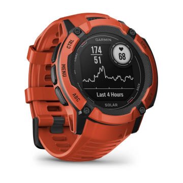 Garmin Instinct 2X Solar - Flame Kırmızı