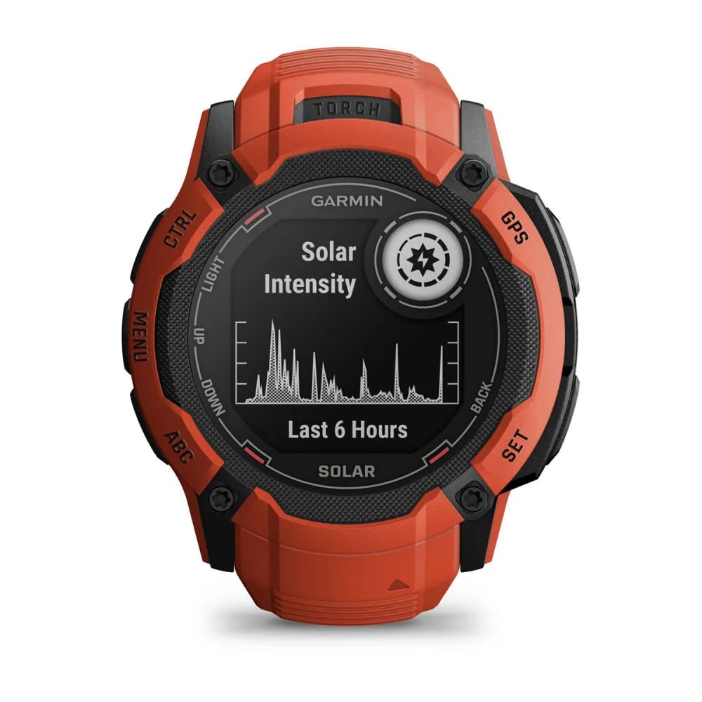 Garmin Instinct 2X Solar - Flame Kırmızı