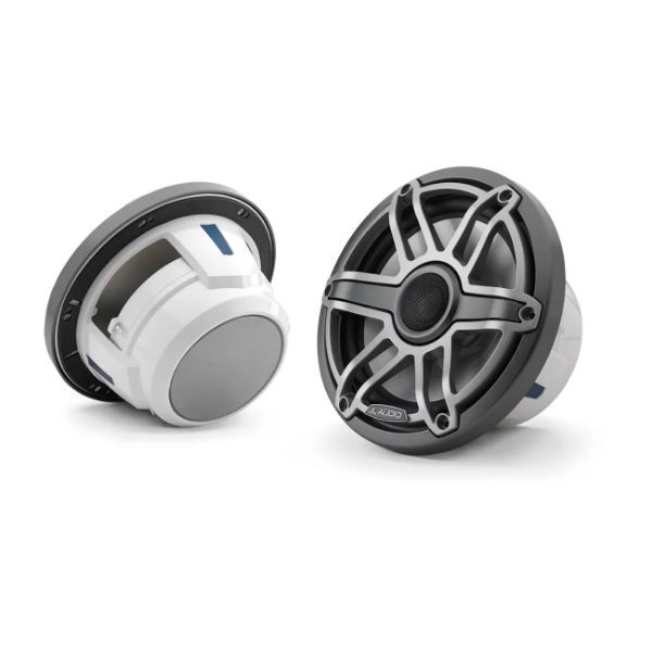 JL Audio M6 Marine Hoparlörleri - 7.7'' Titanyum spor Izgaralı