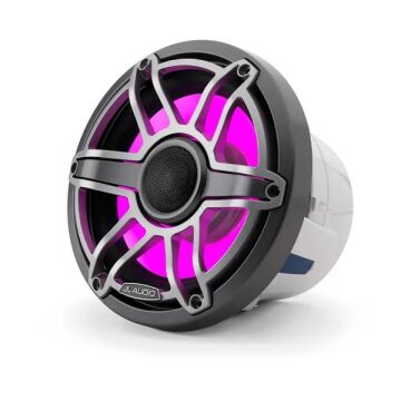 JL Audio M6 Marine Hoparlörleri - 8.8'' LED ve Titanyum spor Izgaralı