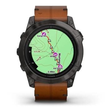 Garmin epix Pro (Gen 2) – Sapphire Edition Karbon Gri DLC Titanyum-Deri Kayış | 51 mm