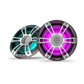 Fusion Signature Series 3i Marine Coaxial Hoparlör - 7.7'' 280 watt CRGBW Coaxial Sports Gray  Marine Hoparlör(Çift)