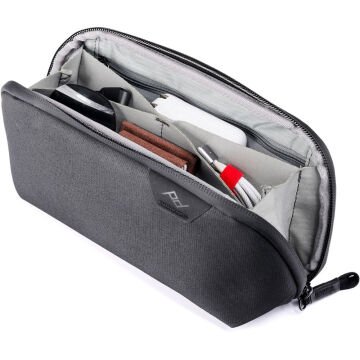Tech Pouch Small Teknoloji Aksesuar Çantası - Black