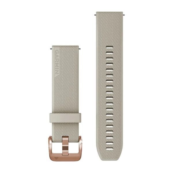 Garmin Quick Release 20 mm Yedek Kayış - Açık Kum, Pembe Altın