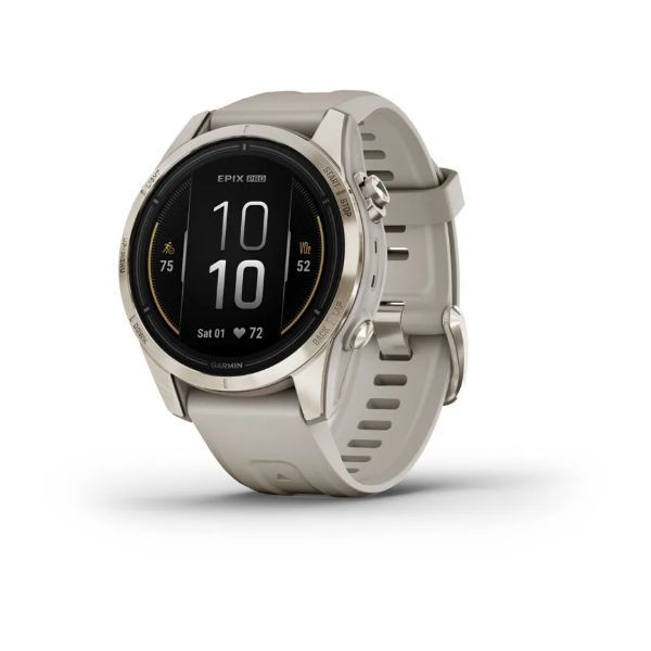 Garmin epix Pro (Gen 2) – Sapphire Edition | 42 mm - Soft Gold, Kum Rengi