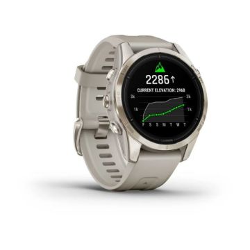 Garmin epix Pro (Gen 2) – Sapphire Edition | 42 mm - Soft Gold, Kum Rengi