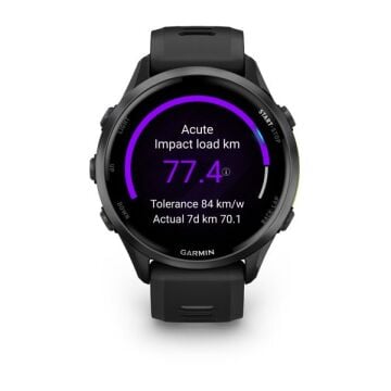 Garmin Forerunner 970 - Karbon Gri DLC Titanyum Siyah | Gri