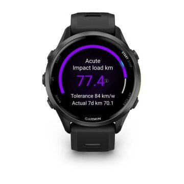 Garmin Forerunner 970 - Karbon Gri DLC Titanyum Siyah | Gri görsel 5