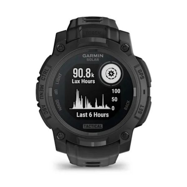 Garmin Instinct 3 – 45 mm, Solar, Tactical Edition - Siyah görsel 3