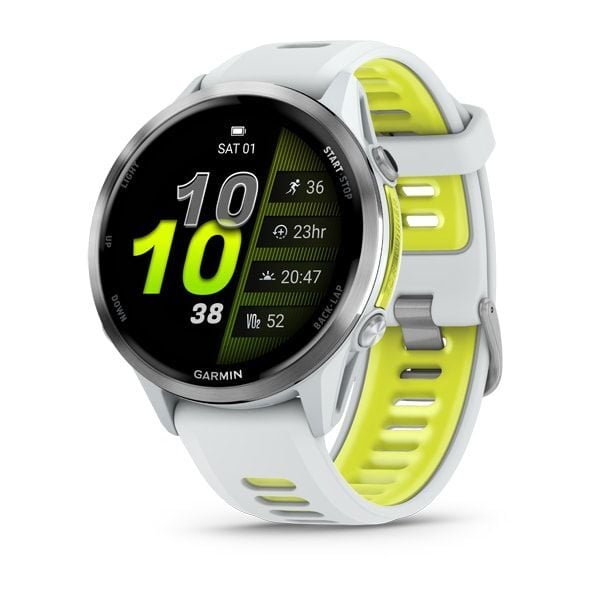 Garmin Forerunner 970 - Titanyum Beyaz | Sarı
