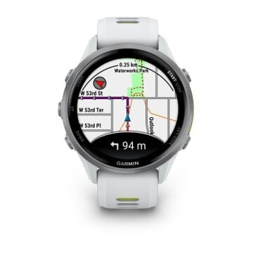Garmin Forerunner 970 - Titanyum Beyaz | Sarı
