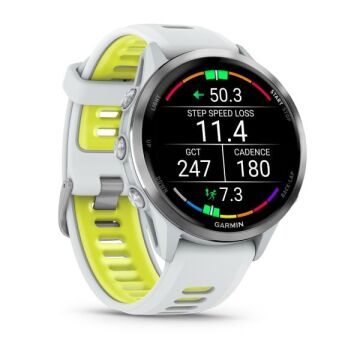 Garmin Forerunner 970 - Titanyum Beyaz | Sarı