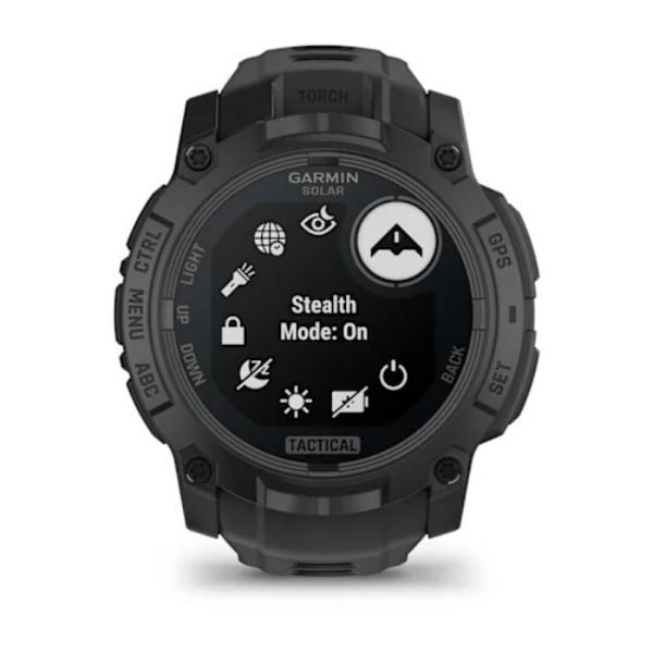 Garmin Instinct 3 – 50 mm, Solar, Tactical Edition - Siyah görsel 4
