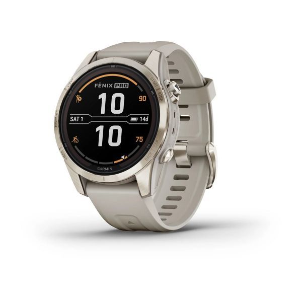 Garmin fenix 7S Pro Sapphire Solar Edition - Soft Gold, Kum Rengi
