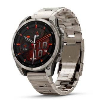 Garmin Fenix 8 - 47 mm, AMOLED - Sapphire, Titanyum, Vented Titanyum Kayışlı