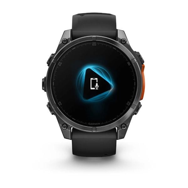 Garmin Fenix 8 - 47 mm, AMOLED - Slate Gri, Siyah Silikon Kayışlı görsel 4