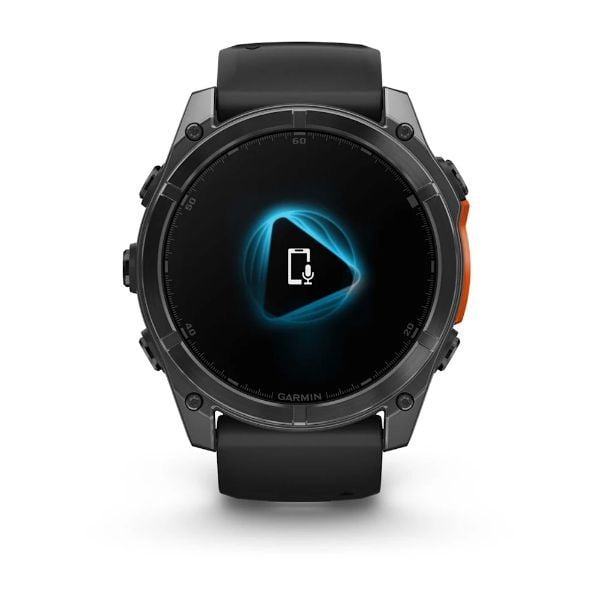 Garmin Fenix 8 - 51mm, AMOLED - Slate Gri, Siyah Silikon Kayışlı görsel 4