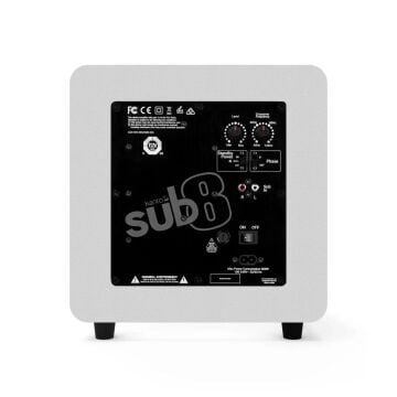 SUB8 | 8'' 300W Akitf Hi-Fi Subwoofer | Mat Beyaz