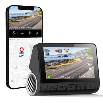 GO-4K GPS WiFi ARAÇ Kamerası Dvr