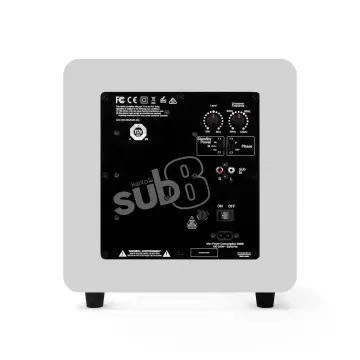 SUB8 | 8'' 300W Akitf Hi-Fi Subwoofer | Mat Beyaz
