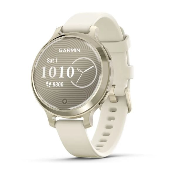 Garmin Lily 2 Active - Lunar Gold, Kemik Silikon Kayışlı
