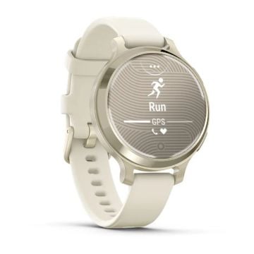 Garmin Lily 2 Active - Lunar Gold, Kemik Silikon Kayışlı