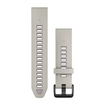 Garmin QuickFit 20 mm Yedek Kayış - Sis Grisi/Lavanta Silikon