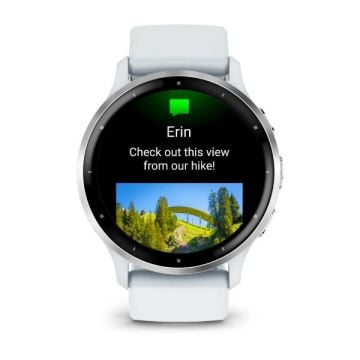 Garmin Venu 3 - Gümüş | Beyaz Kayışlı Akıllı Saat