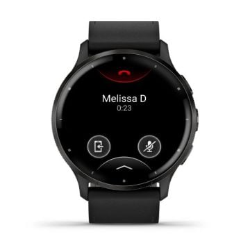 Garmin Venu 3 - Siyah Deri Kayışlı Akıllı Saat