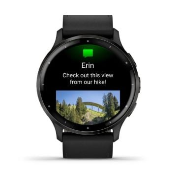 Garmin Venu 3 - Siyah Deri Kayışlı Akıllı Saat