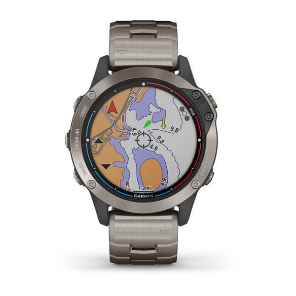 Garmin Quatix 6 Titanium Sapphire Multispor Akıllı Saat
