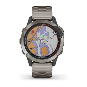 Garmin Quatix 6 Titanium Sapphire Multispor Akıllı Saat