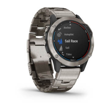Garmin Quatix 6 Titanium Sapphire Multispor Akıllı Saat