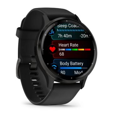 Garmin Venu 3 - Slate | Siyah Kayışlı Akıllı Saat