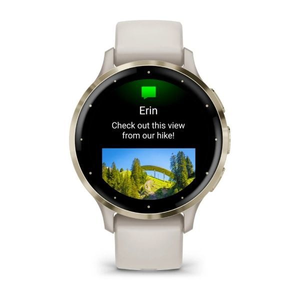 Garmin Venu 3S Soft Gold Fil Dişi Kayışlı 4