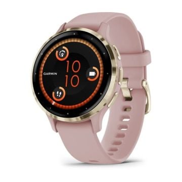 Garmin Venu 3S - Soft Gold | Pembe Kayışlı Akıllı Saat