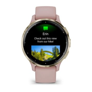 Garmin Venu 3S - Soft Gold | Pembe Kayışlı Akıllı Saat
