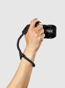 Cuff Rope Otomatik Kilitlenen Dokuma Bilek Askısı Black
