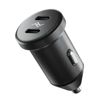 Dual Car Power Adapter - Black