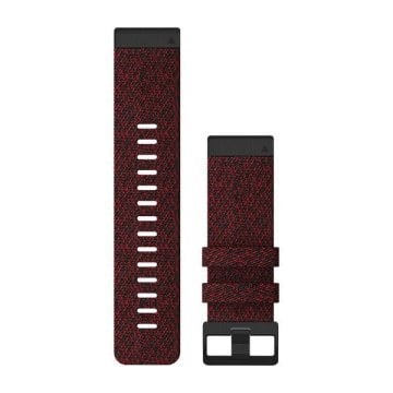 Garmin Quickfit 26 mm Yedek Kayış Naylon - Kırmızı/Siyah